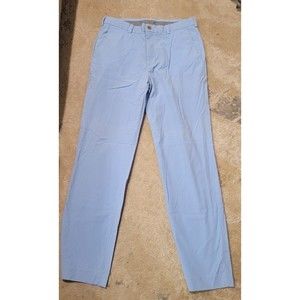 Brooks Brothers Clark Fit Blue Supima Pants W35/L34